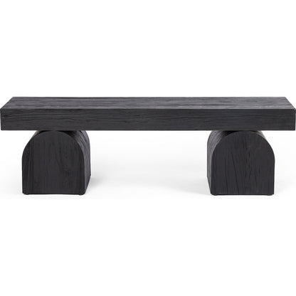 Keane Bench by Four Hands. Made from solid reclaimed elm, solid nettlewood in a eclectic & global style.
