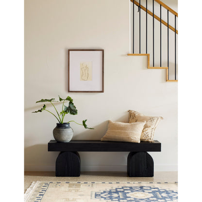 Keane Bench by Four Hands. Made from solid reclaimed elm, solid nettlewood in a eclectic & global style.