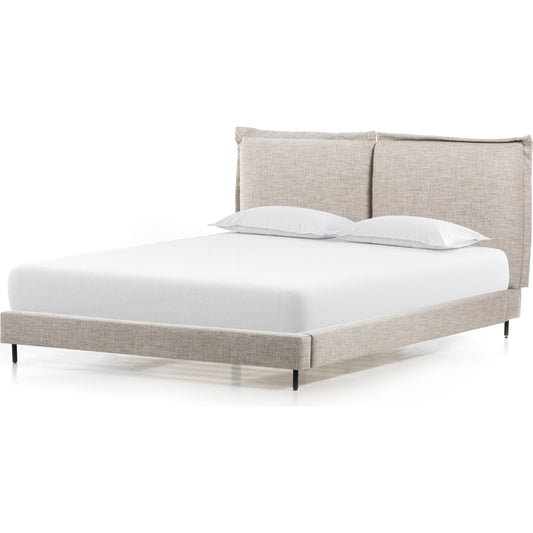 Inwood Bed by Four Hands in gunmetal. Made from unique in a modern style.