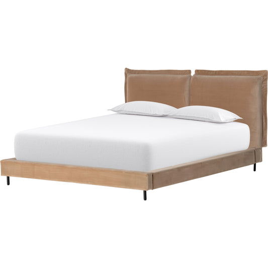 Inwood Bed by Four Hands in gunmetal. Made from unique in a modern style.