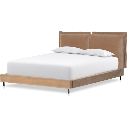 Inwood Bed by Four Hands in gunmetal. Made from unique in a modern style.