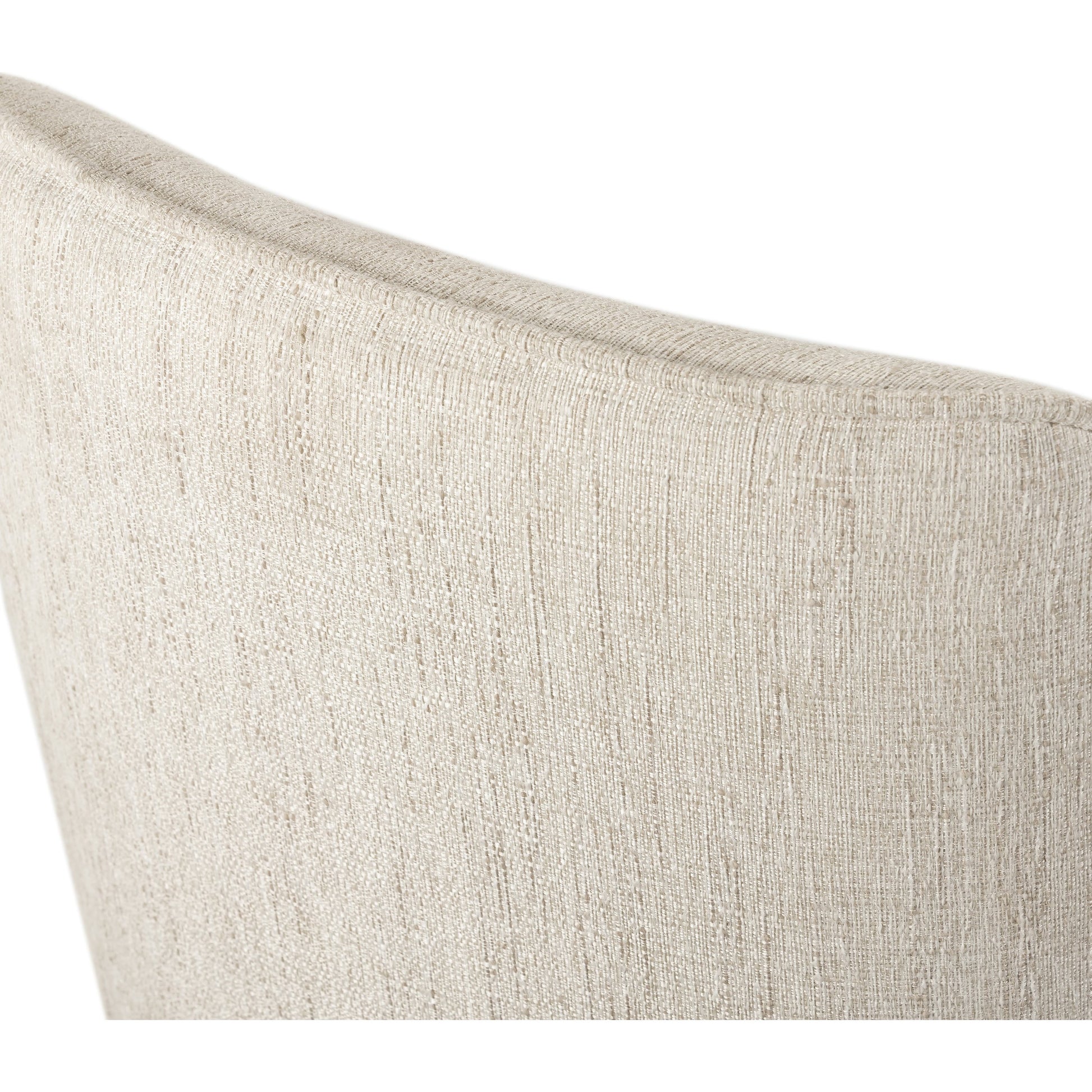 Aria Counter Stool by Four Hands in sienna chestnut. Made from top grain leather, solid nettlewood, 100% polyester in a modern style.