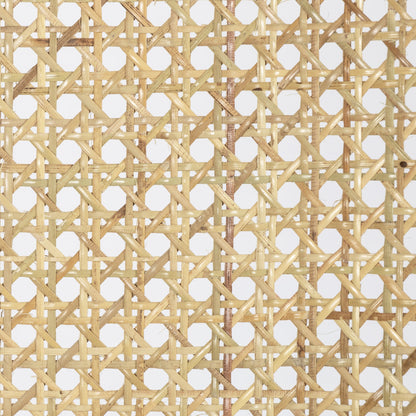 Britt Dining Chair by Four Hands in natural cane, savile flax, brushed ebony. Made from 92% polyester, 8% flax, linen, solid nettlewood, cane in a modern style.