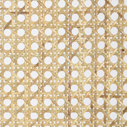 Britt Dining Chair by Four Hands in natural cane, savile flax, brushed ebony. Made from 92% polyester, 8% flax, linen, solid nettlewood, cane in a modern style.