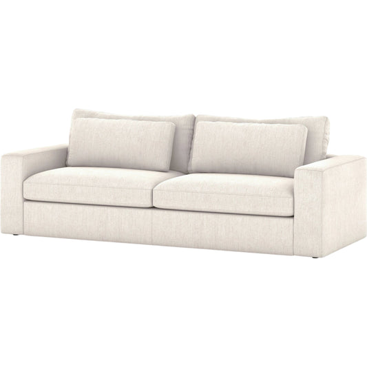024 SI-1799420 | Primary Silo | Bloor Sofa Bed by Four Hands in essence natural. Made from 49% viscose (rayon), 22% flax, linen, 18% polyester, 11% cotton, pine plywood, solid pine in a modern style.