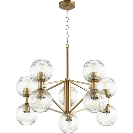Helios Chandelier by Cyan Design. Made from iron, glass in a transitional style.