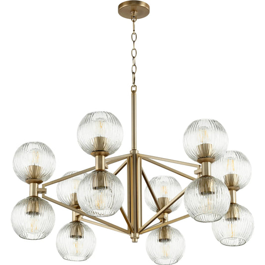 Helios Chandelier by Cyan Design. Made from iron, glass in a transitional style.