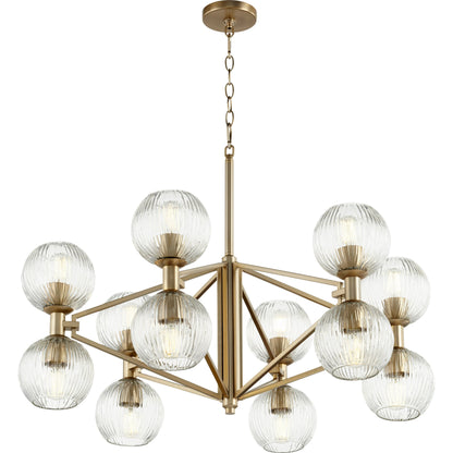 Helios Chandelier by Cyan Design. Made from iron, glass in a transitional style.