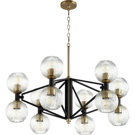 Helios Chandelier by Cyan Design. Made from iron, glass in a transitional style.