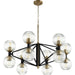 Helios Chandelier by Cyan Design. Made from iron, glass in a transitional style.