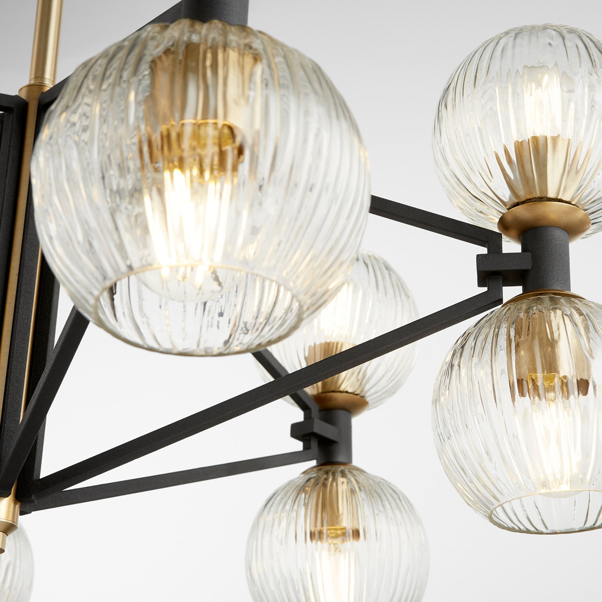 Helios Chandelier by Cyan Design. Made from iron, glass in a transitional style.