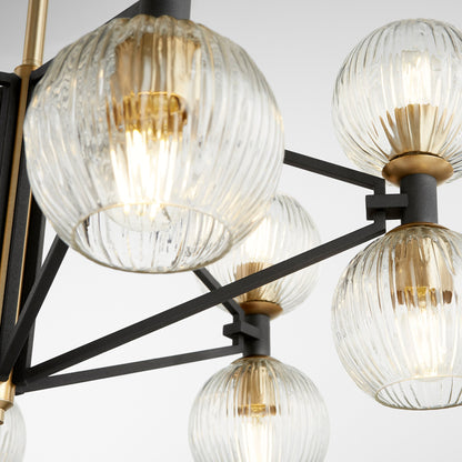 Helios Chandelier by Cyan Design. Made from iron, glass in a transitional style.