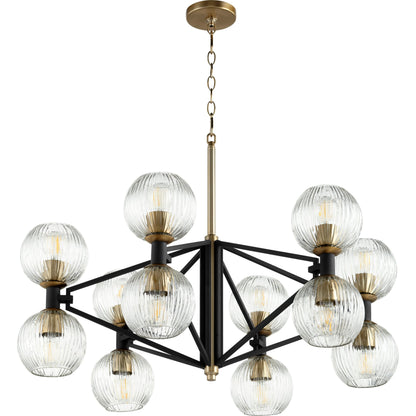 Helios Chandelier by Cyan Design. Made from iron, glass in a transitional style.