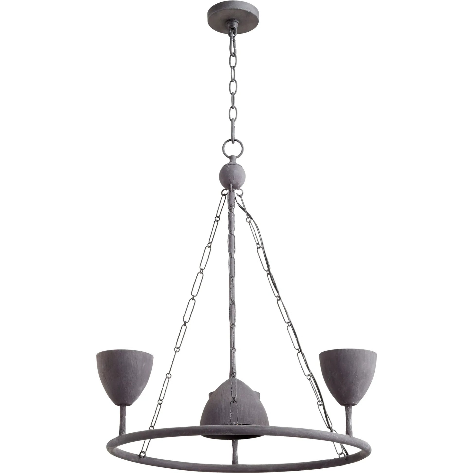 Mina Chandelier by Cyan Design in noir. Made from iron in a modern style.