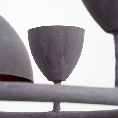 Mina Chandelier by Cyan Design in noir. Made from iron in a modern style.