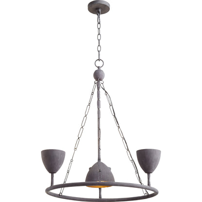 Mina Chandelier by Cyan Design in noir. Made from iron in a modern style.