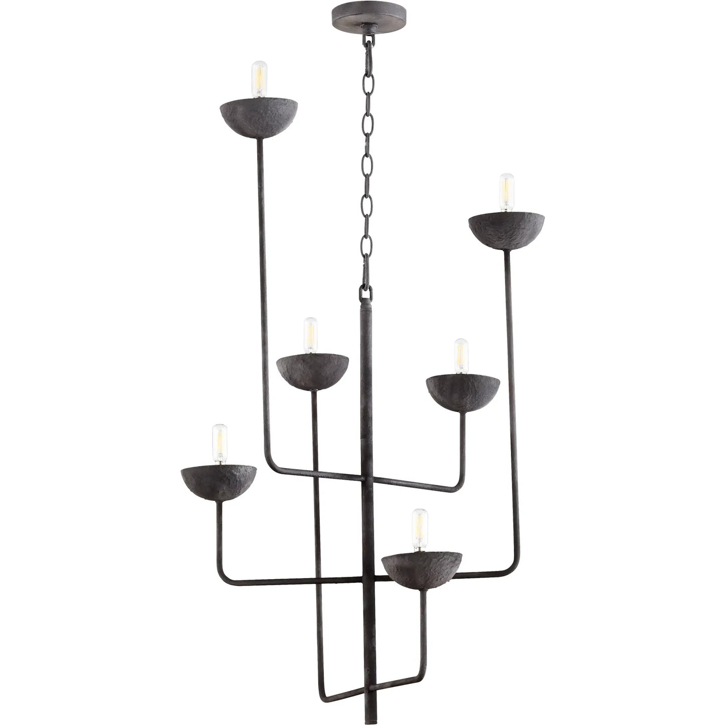 006 SI-1718890 | Primary Silo | Enoki Chandelier by Cyan Design in noir. Made from iron in a modern style.
