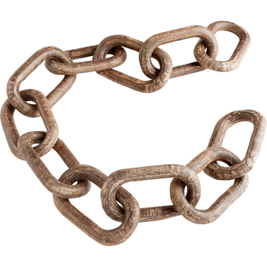 Cadena Sculpture by Cyan Design. Made from wood in a rustic style.
