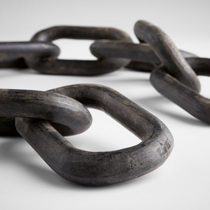 Cadena Sculpture by Cyan Design. Made from wood in a rustic style.