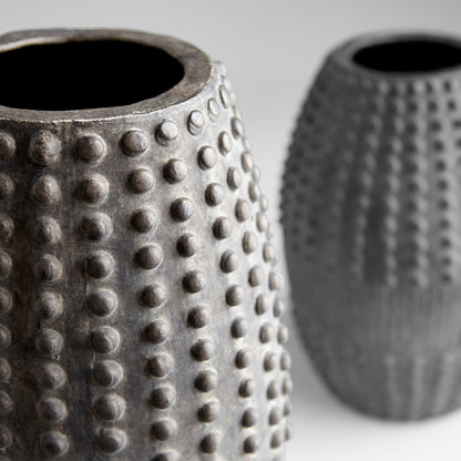 Scoria Planter by Cyan Design in gray. Made from ceramic in a eclectic & global style.