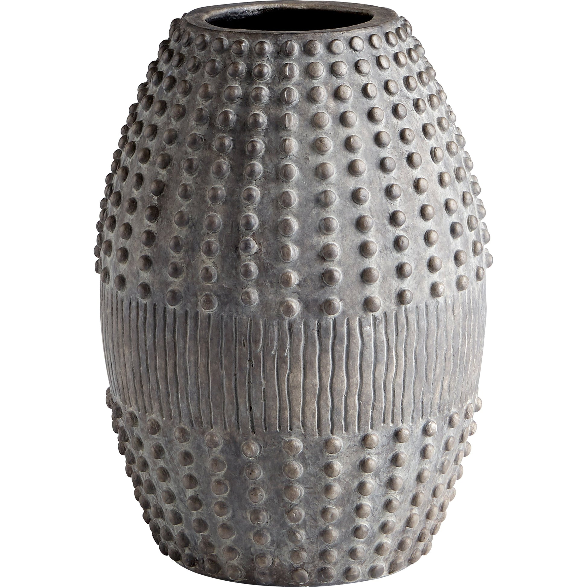 Scoria Planter by Cyan Design in gray. Made from ceramic in a eclectic & global style.