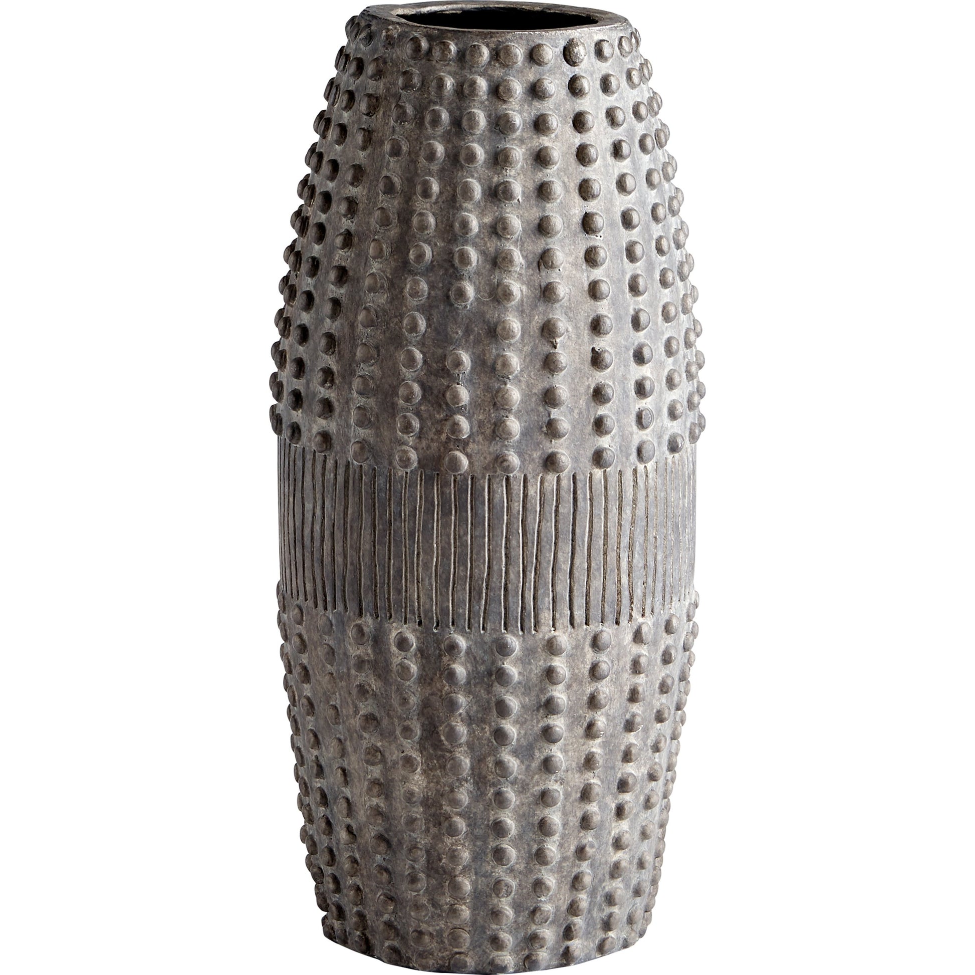Scoria Planter by Cyan Design in gray. Made from ceramic in a eclectic & global style.