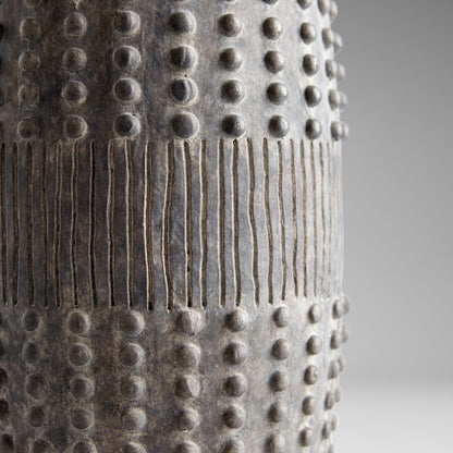 Scoria Planter by Cyan Design in gray. Made from ceramic in a eclectic & global style.