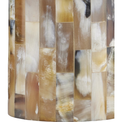 Colevile Table Lamp by Currey and Company. Made from horn, brass, engineered wood in a modern style.