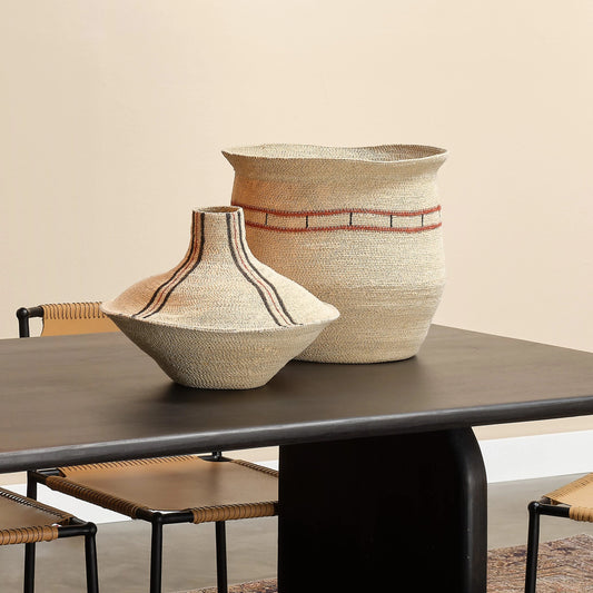 Mantis Basket by Jamie Young in natural. Made from seagrass in a cottage & farmhouse style.
