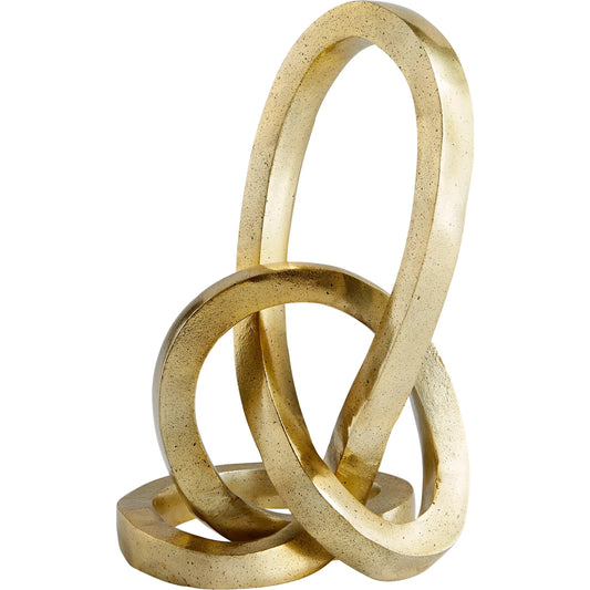 Meridian Sculpture by Cyan Design in gold. Made from aluminum in a eclectic & global style.