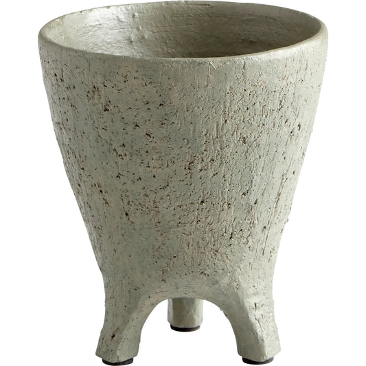 Molca Vase by Cyan Design in gray. Made from ceramic in a eclectic & global style.