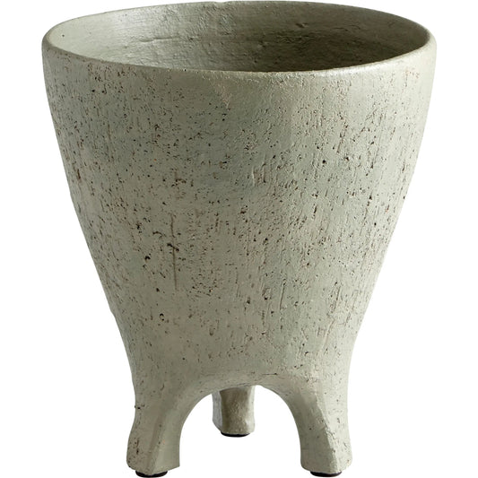 Molca Vase by Cyan Design in gray. Made from ceramic in a eclectic & global style.