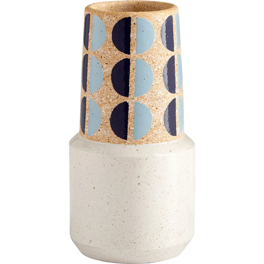 Soda Canyon Vase by Cyan Design in multi color. Made from ceramic in a eclectic & global style.