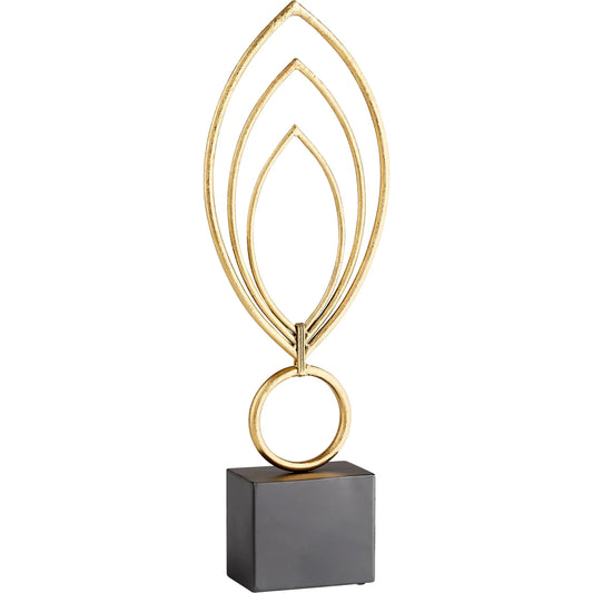 Nova Sculpture by Cyan Design in gold, black. Made from iron in a transitional style.