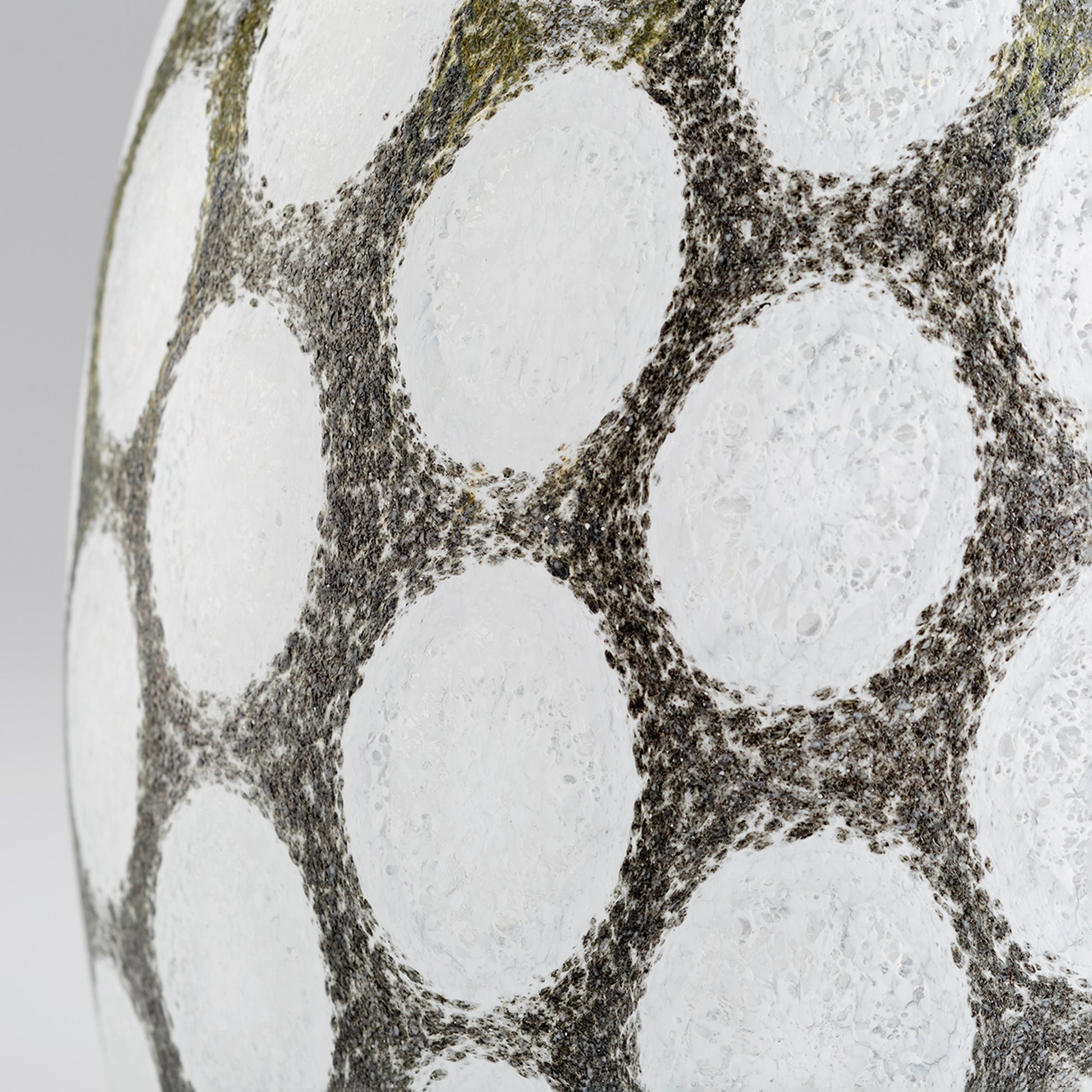 Brunson Vase by Cyan Design in brown, white. Made from glass in a eclectic & global style.