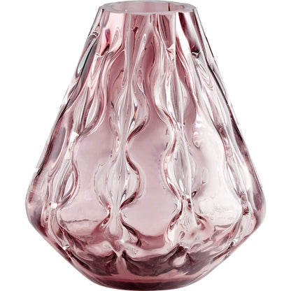 Geneva Vase by Cyan Design in blush. Made from glass in a cottage & farmhouse style.