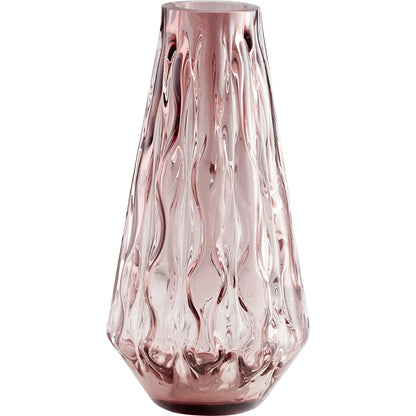 Geneva Vase by Cyan Design in blush. Made from glass in a cottage & farmhouse style.