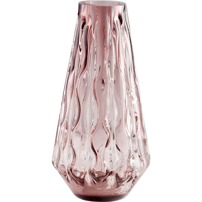 Geneva Vase by Cyan Design in blush. Made from glass in a cottage & farmhouse style.