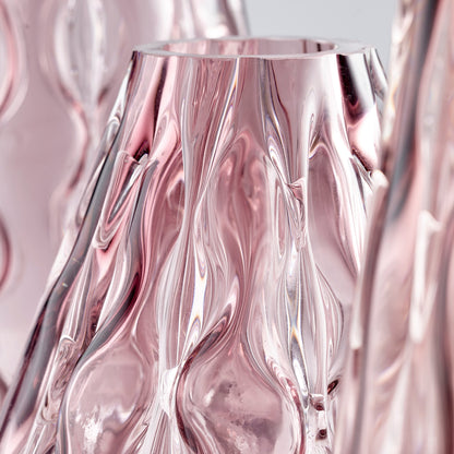 Geneva Vase by Cyan Design in blush. Made from glass in a cottage & farmhouse style.