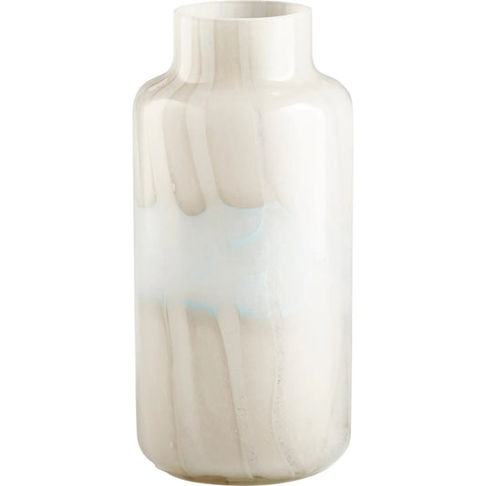 Lucerne Vase by Cyan Design in tan, aqua. Made from glass in a coastal style.