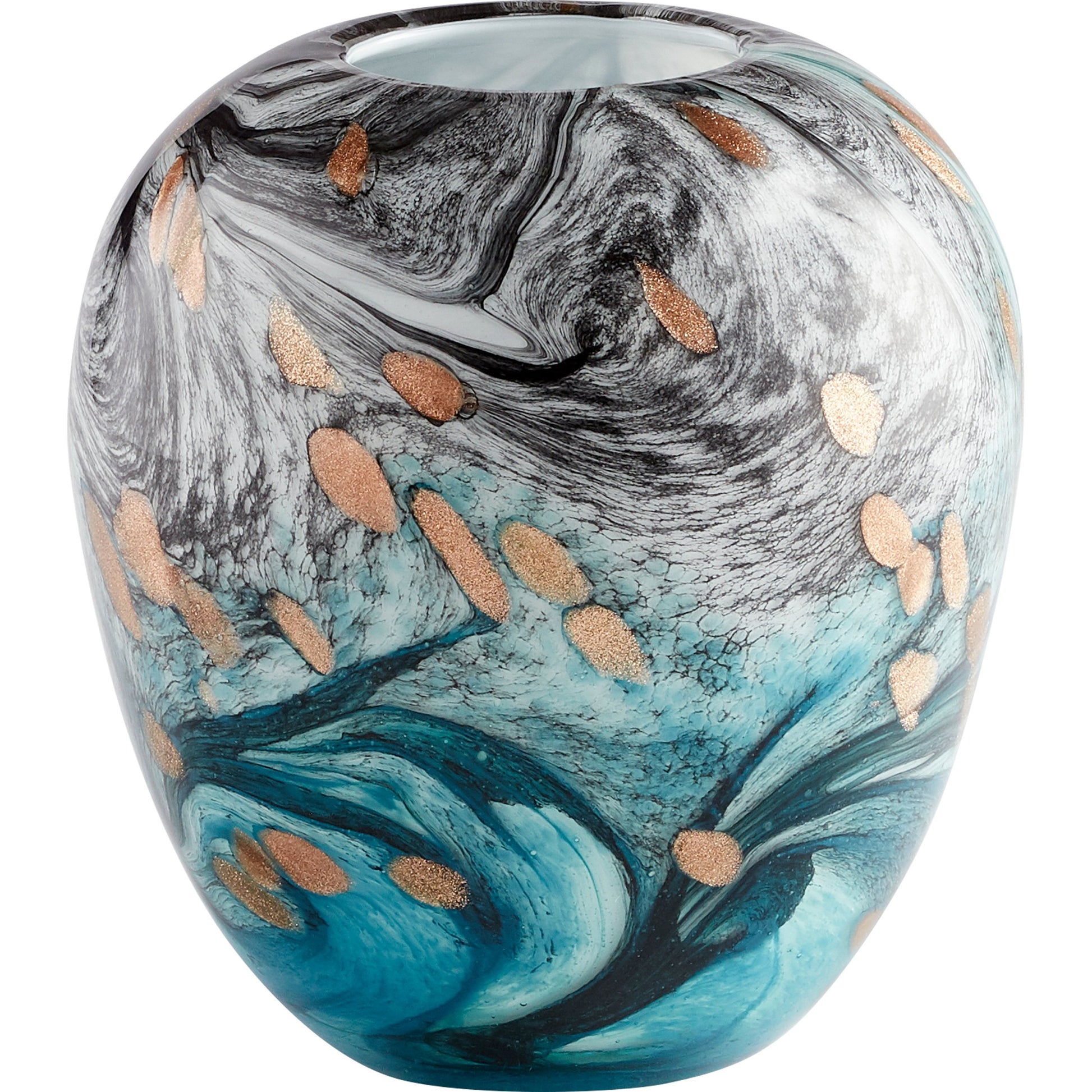Prismatic Vase by Cyan Design in multi colored. Made from glass in a eclectic & global style.