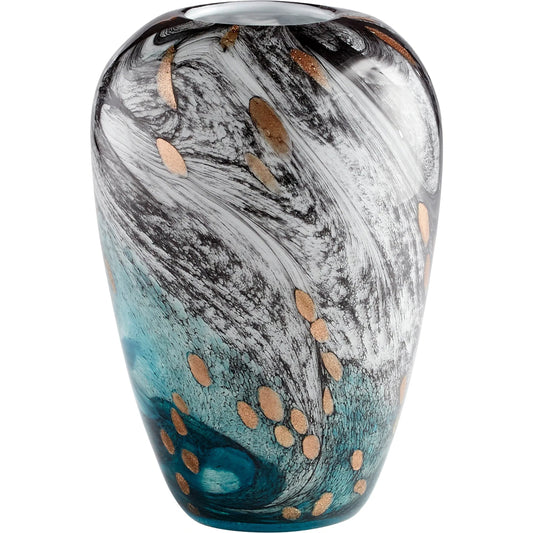 Prismatic Vase by Cyan Design in multi colored. Made from glass in a eclectic & global style.