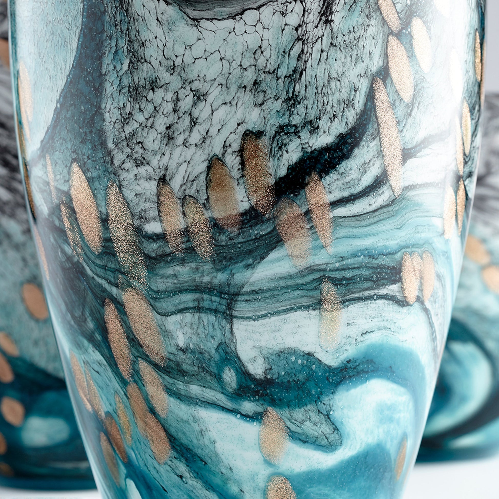 Prismatic Vase by Cyan Design in multi colored. Made from glass in a eclectic & global style.