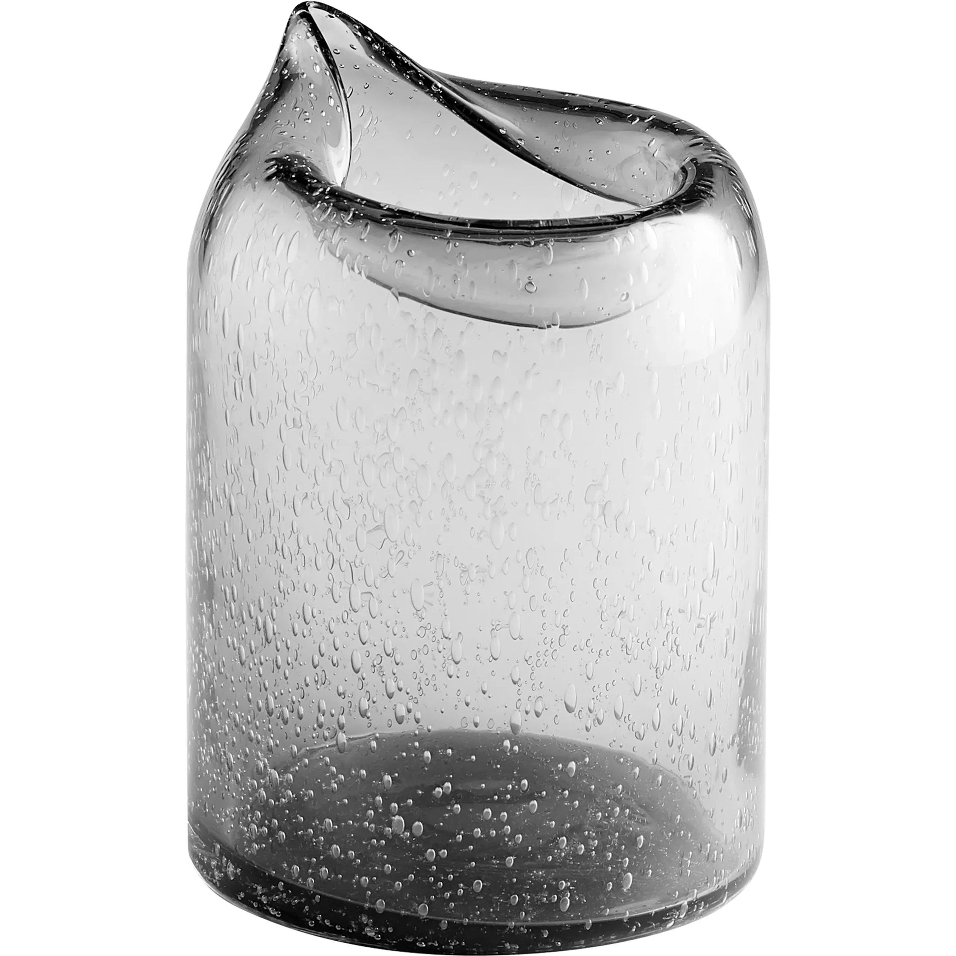 Oxtail Vase by Cyan Design in clear. Made from glass in a eclectic & global style.