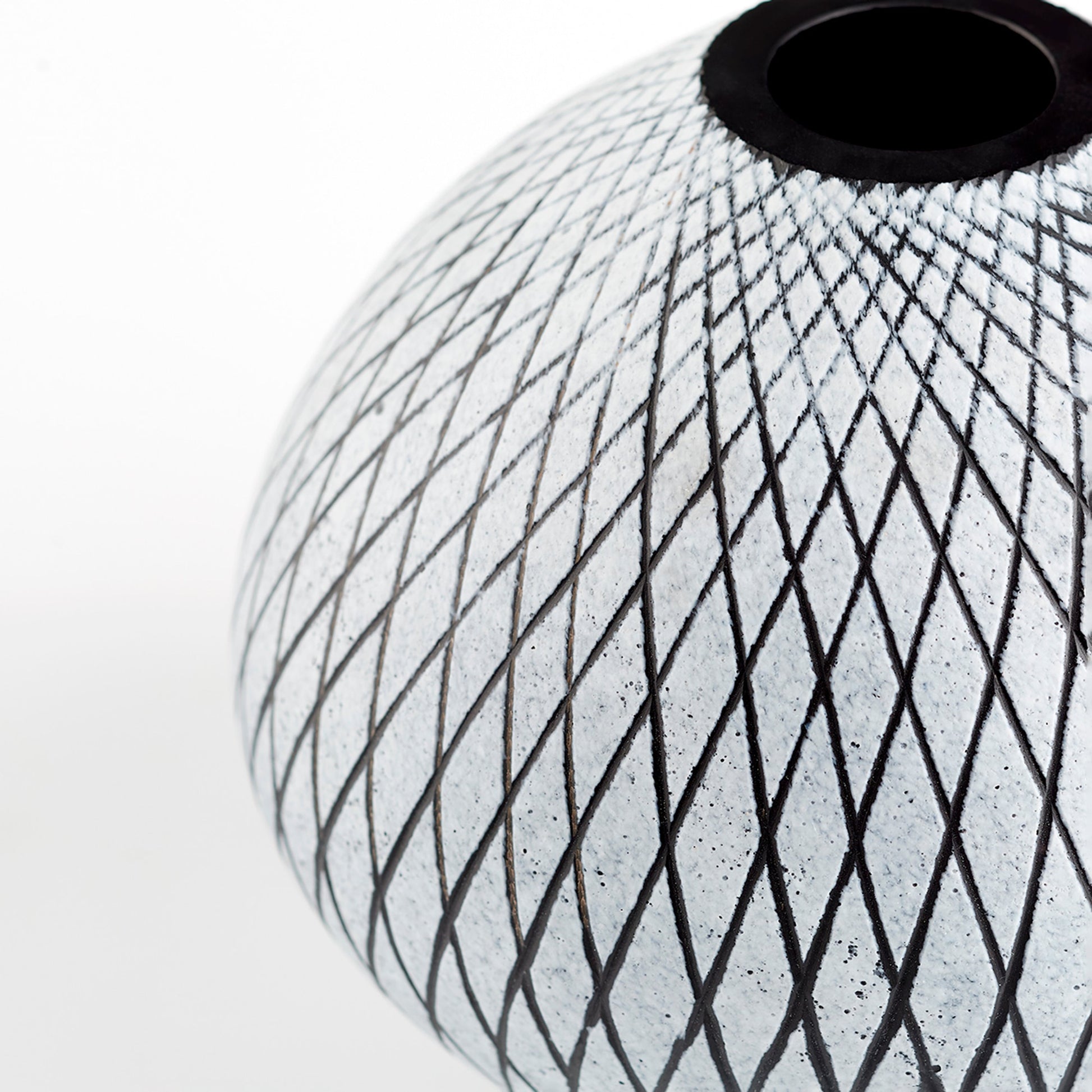 Bozeman Vase by Cyan Design in frosted gray. Made from glass in a eclectic & global style.
