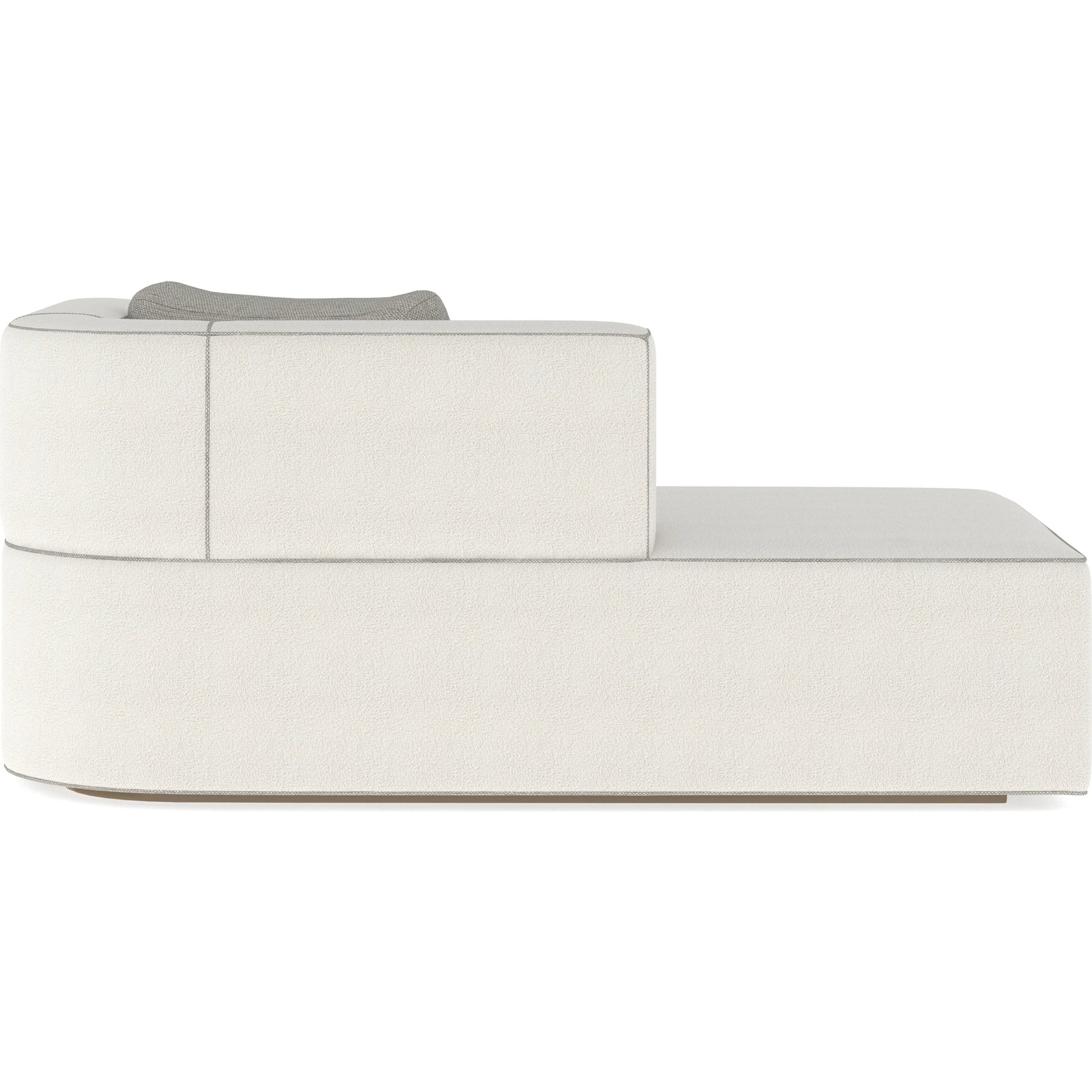 Marbella Chaise by Caracole in lucent bronze metallic paint. Made from unique in a transitional style.