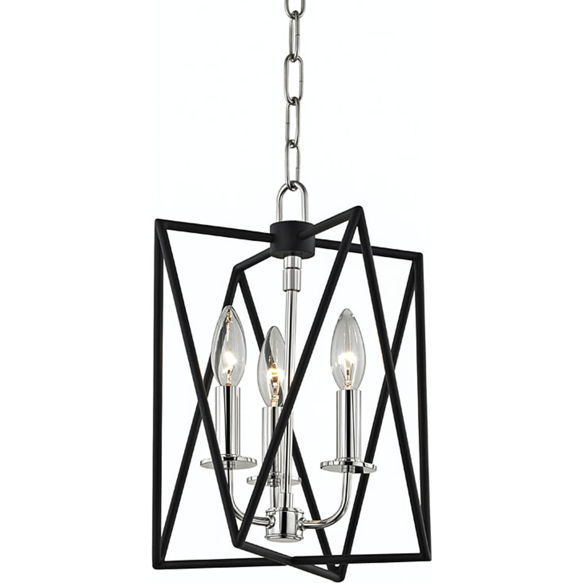 Laszlo Pendant by Hudson Valley in aged brass. Made from steel in a transitional style.