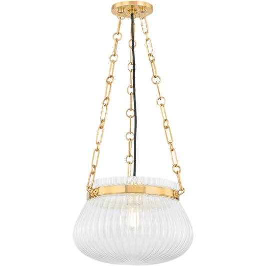 Granby Pendant by Hudson Valley. Made from steel in a unique style.