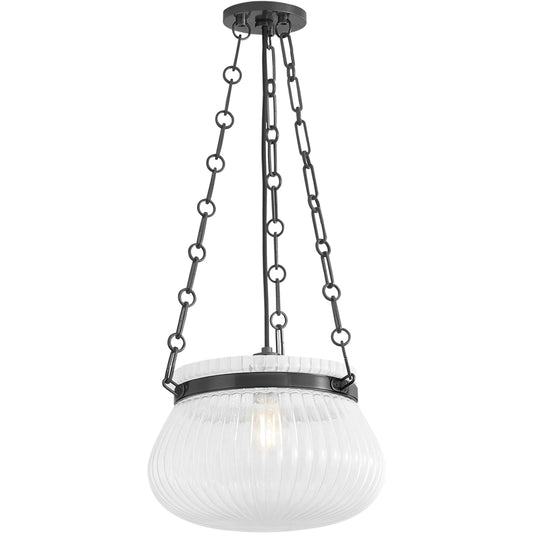 Granby Pendant by Hudson Valley. Made from steel in a unique style.