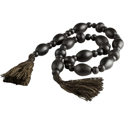 Blizzard Stone Beads by Cyan Design in black. Made from wood in a modern style.